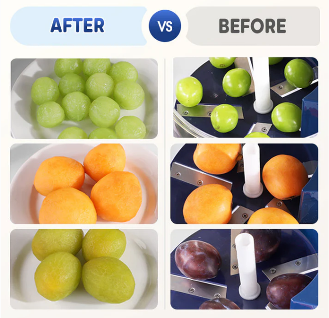 Portable automatic fruit peeler