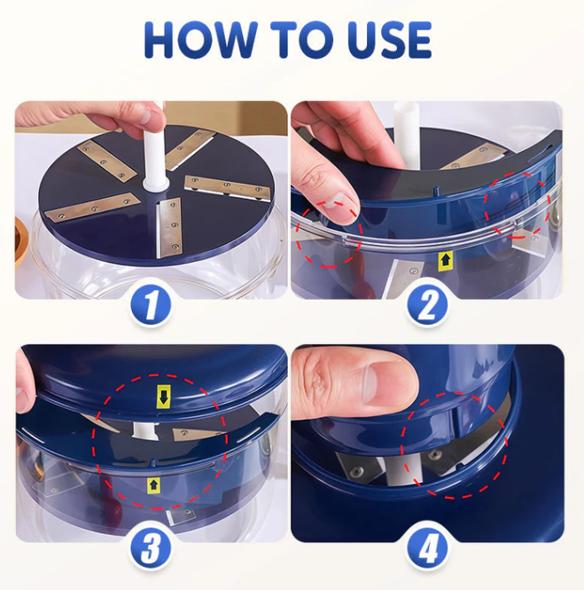 Portable automatic fruit peeler