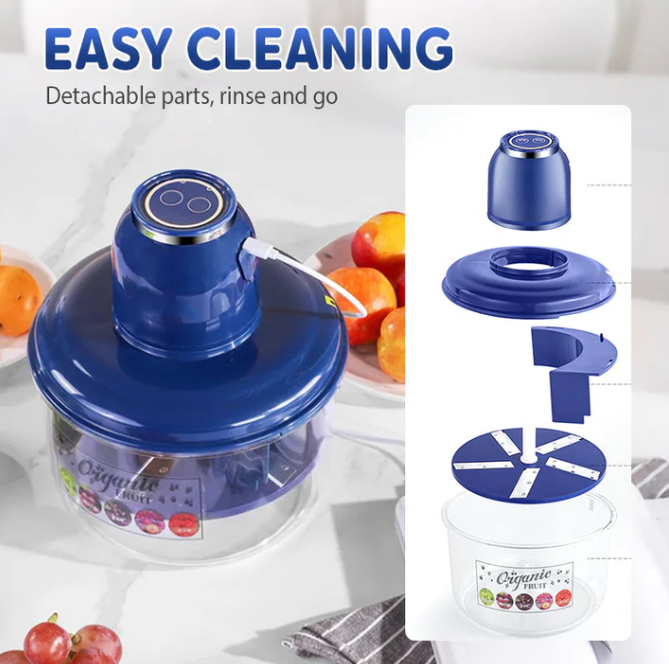 Portable automatic fruit peeler